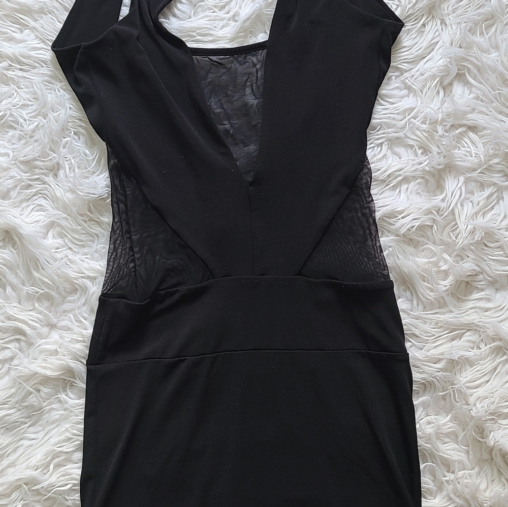 Sheer Black Dress